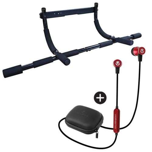 Volkano Active Bundle Special : Volkano Active Doorway Steel Frame Chin-Up Bar for Strength Training